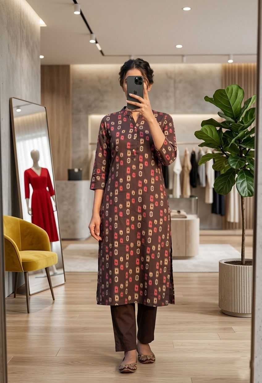 Evara Cotton Designer Kurti