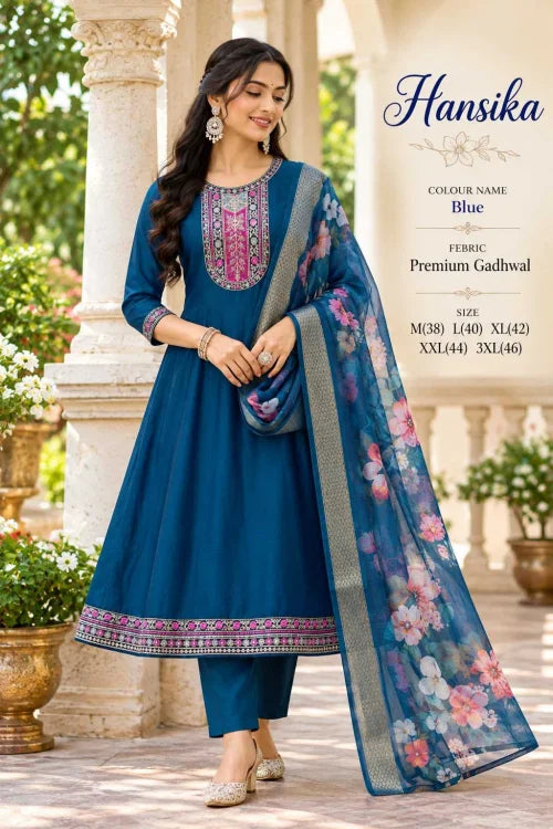 Hanshika Cotton Festive Kurti