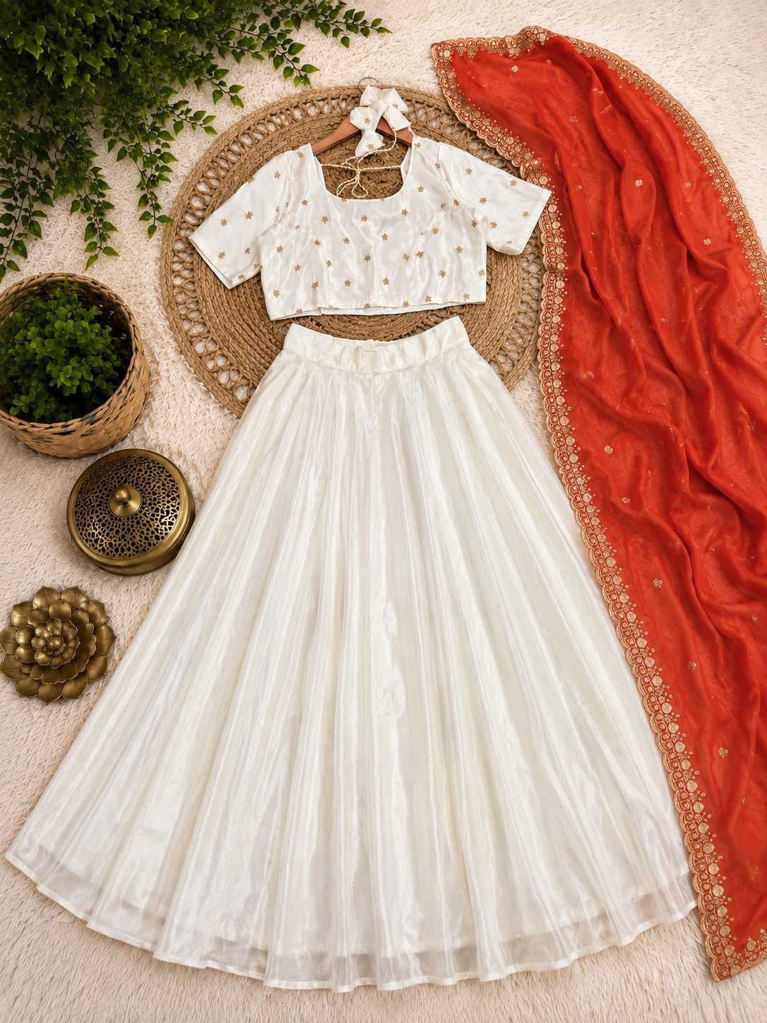 Himadri Chinon Silk Fancy Lehenga