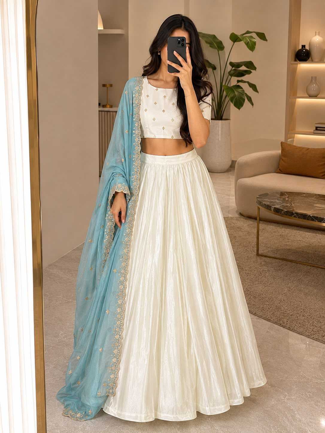 Himadri Chinon Silk Fancy Lehenga
