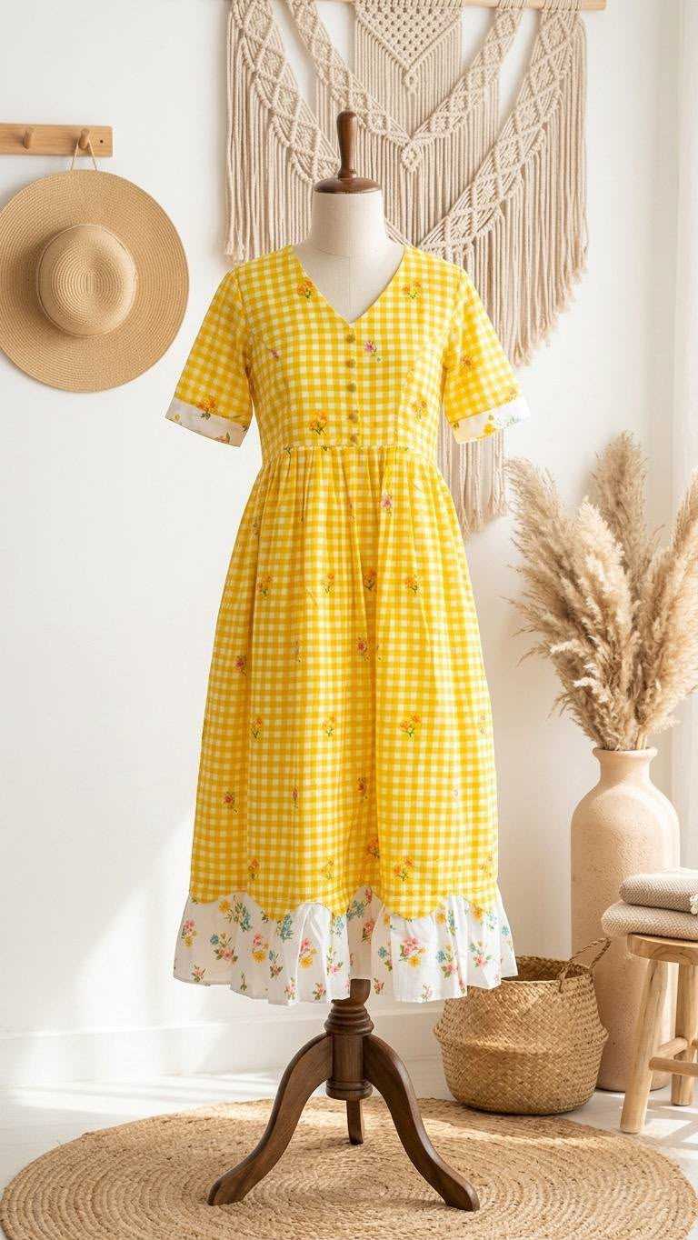 Inch Cotton Maxi Dress