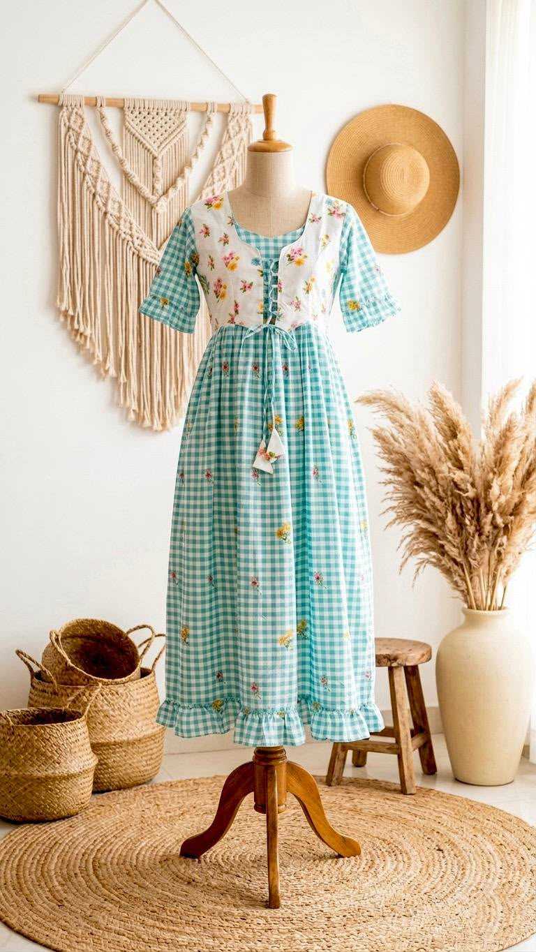 Inch Cotton Maxi Dress