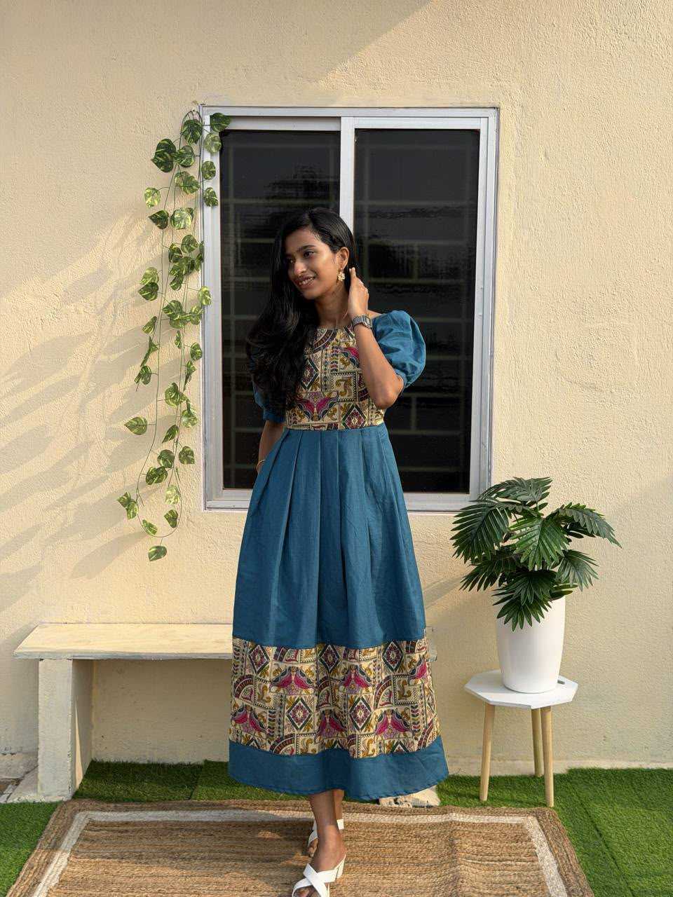 Indu Slubby Casual Dress