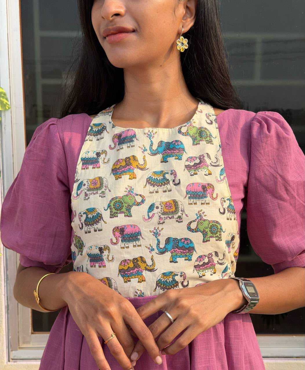 Indu Slubby Casual Dress