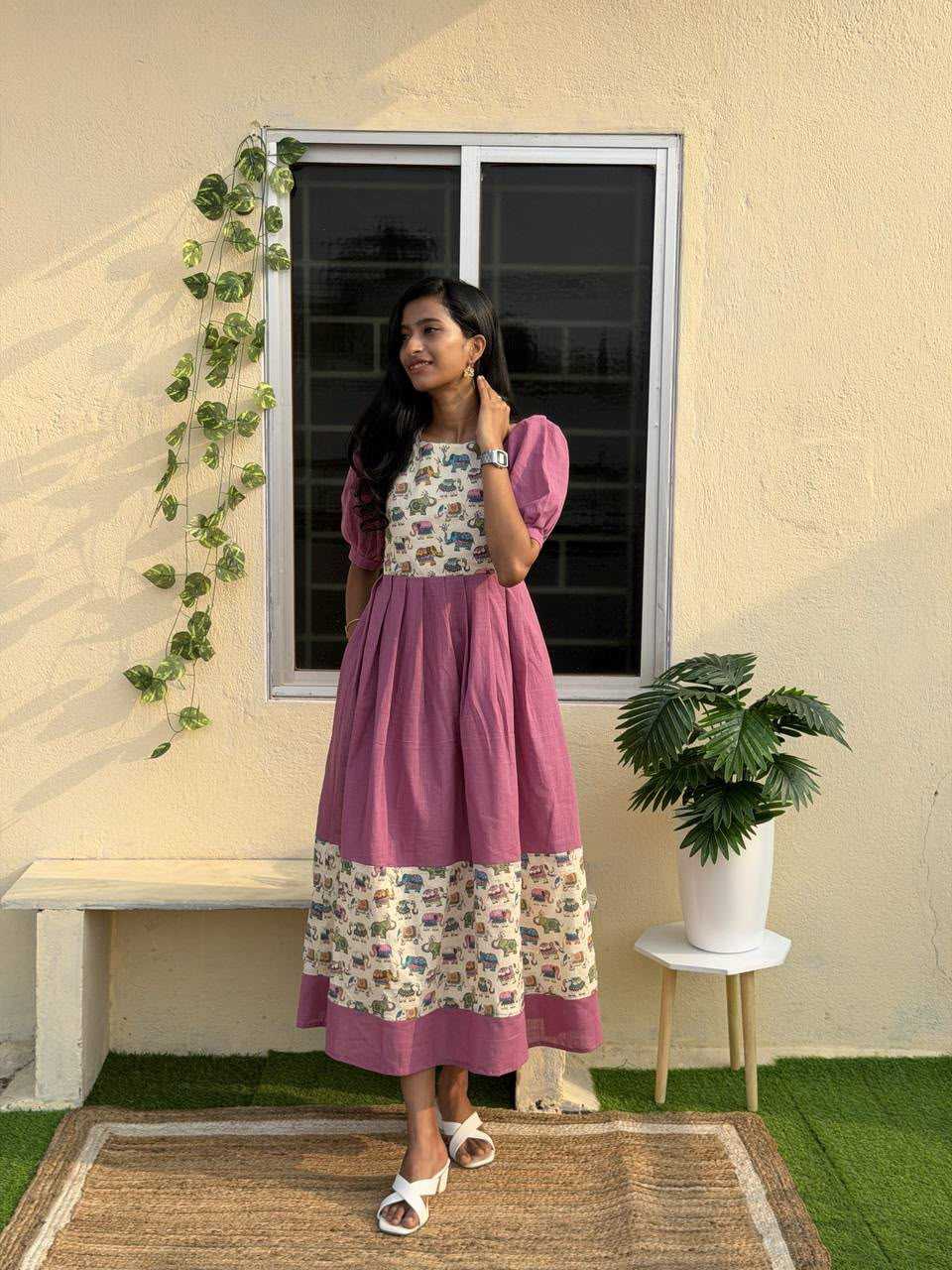 Indu Slubby Casual Dress