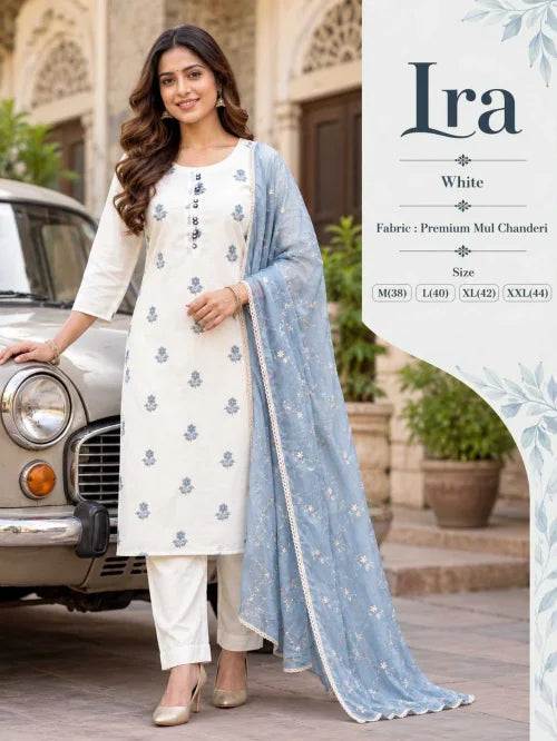 IRA Chanderi Cotton Designer Kurti