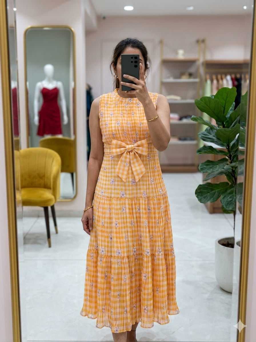 Isabella Cotton Designer Dress