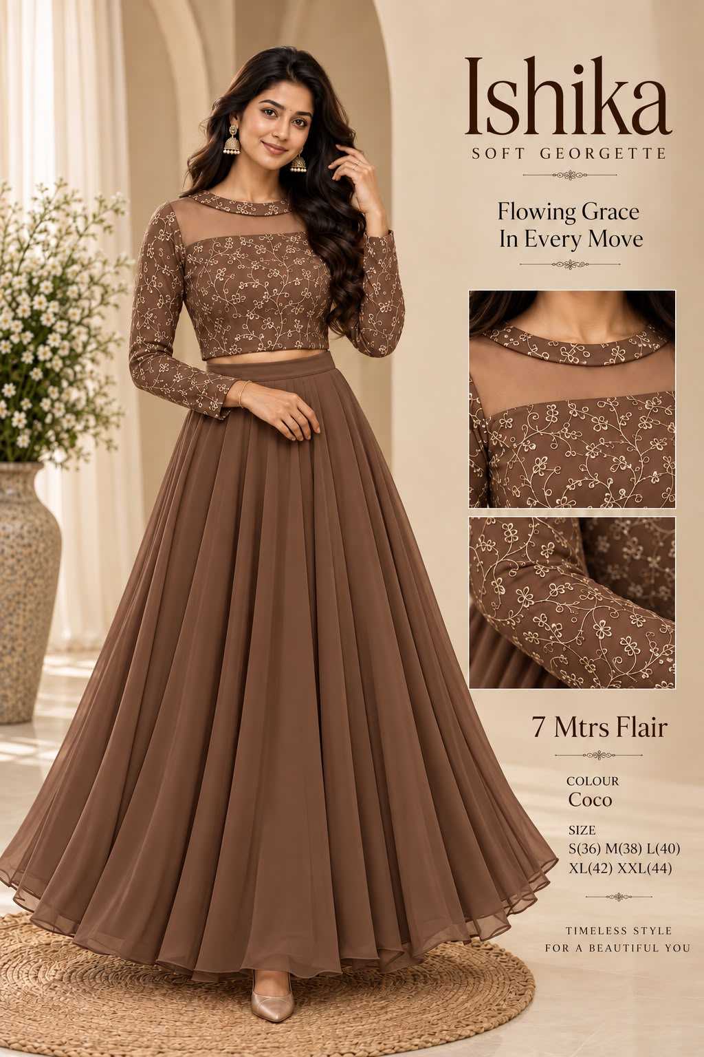 Ishika Georgette Designer Lehenga