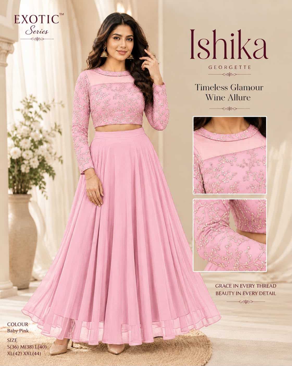 Ishika Georgette Designer Lehenga