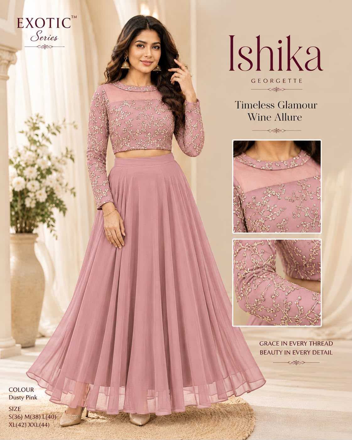 Ishika Georgette Designer Lehenga