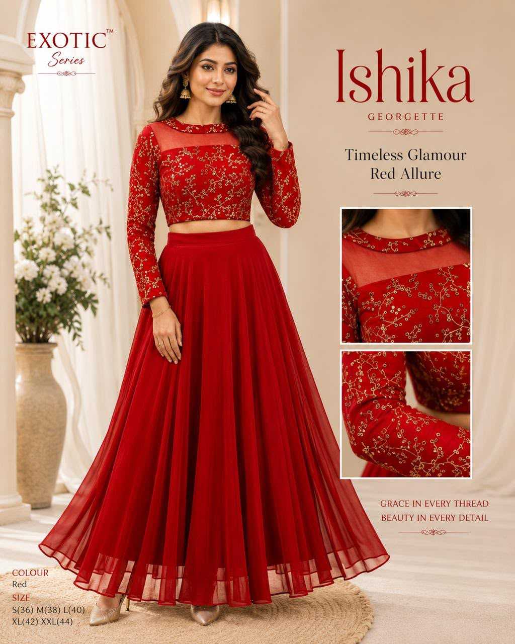 Ishika Georgette Designer Lehenga