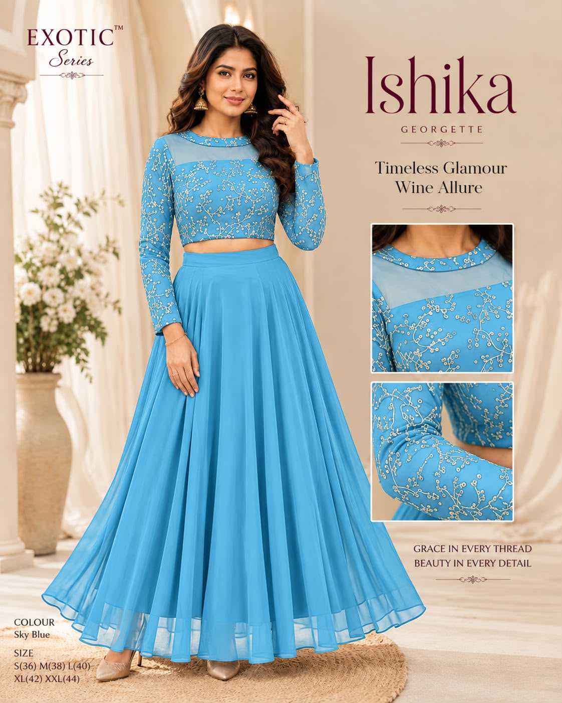 Ishika Georgette Designer Lehenga