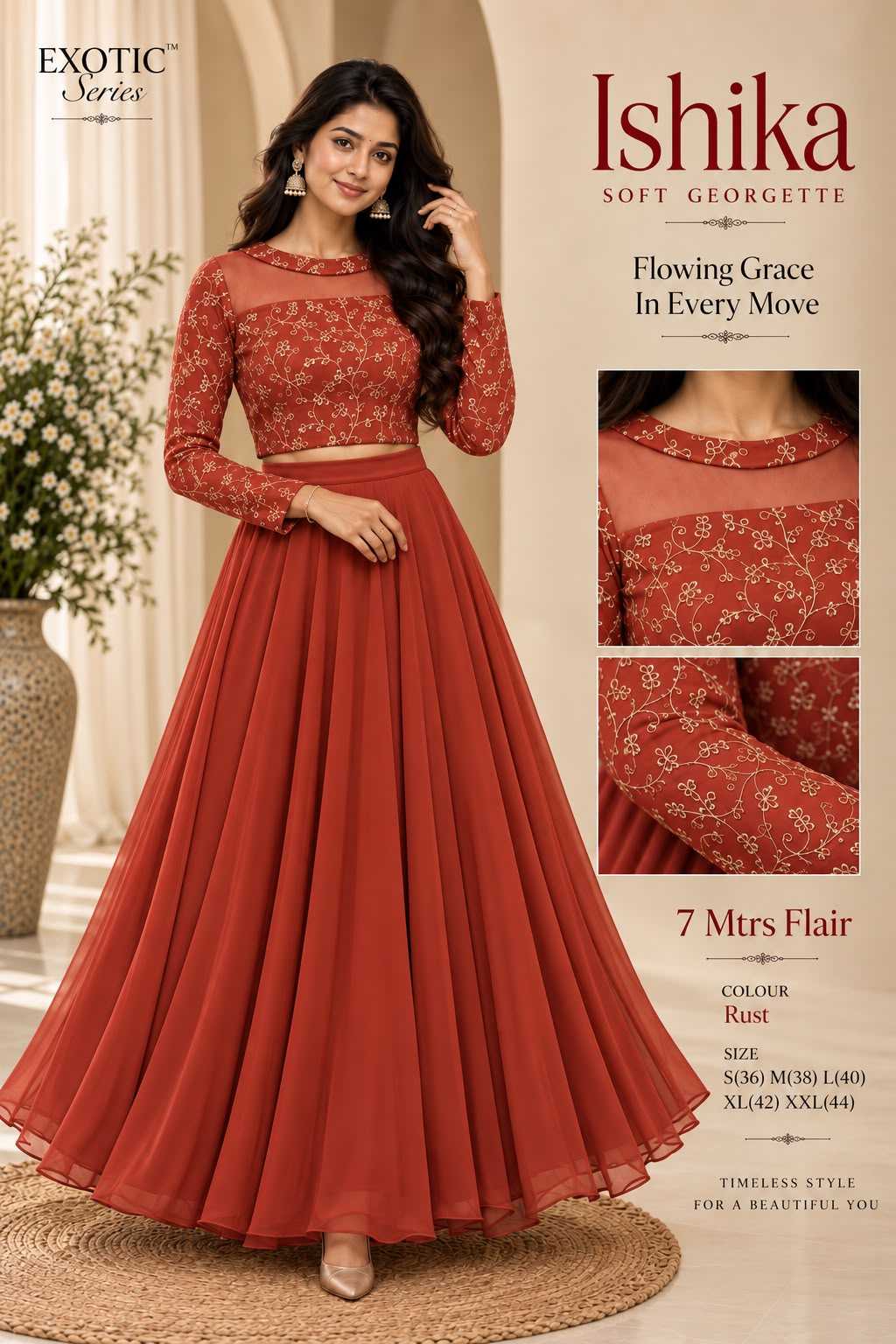 Ishika Georgette Designer Lehenga
