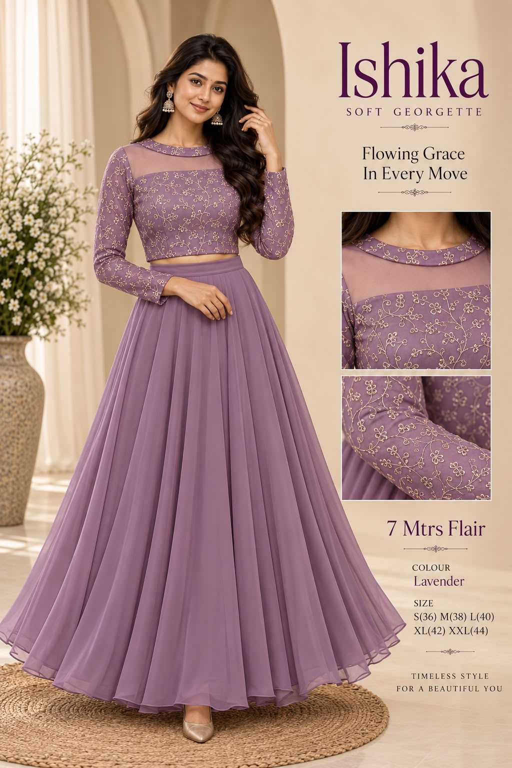 Ishika Georgette Designer Lehenga