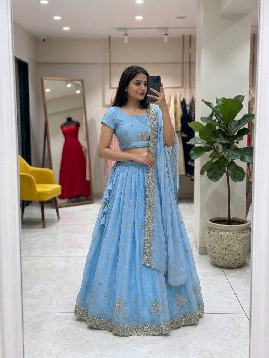 Ishwari Crush Silk Designer Lehenga