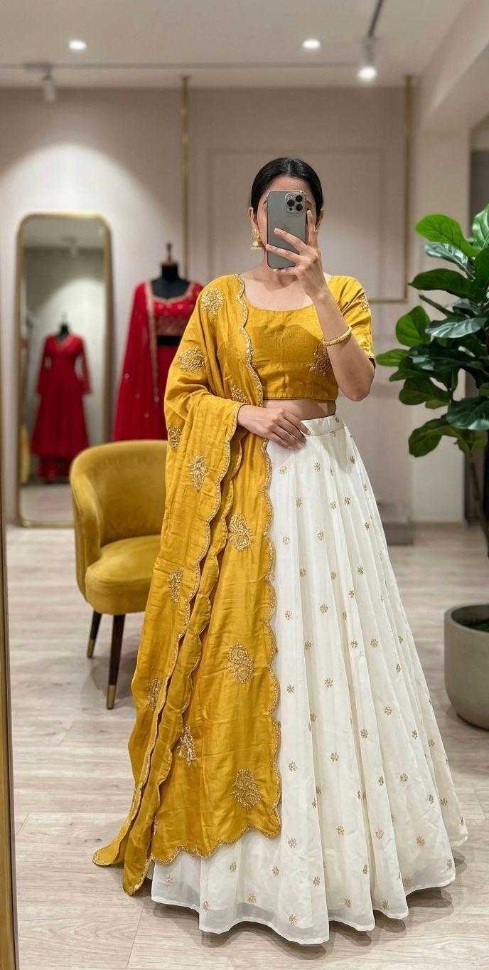 Kanchi Chinon Silk Traditional Lehenga