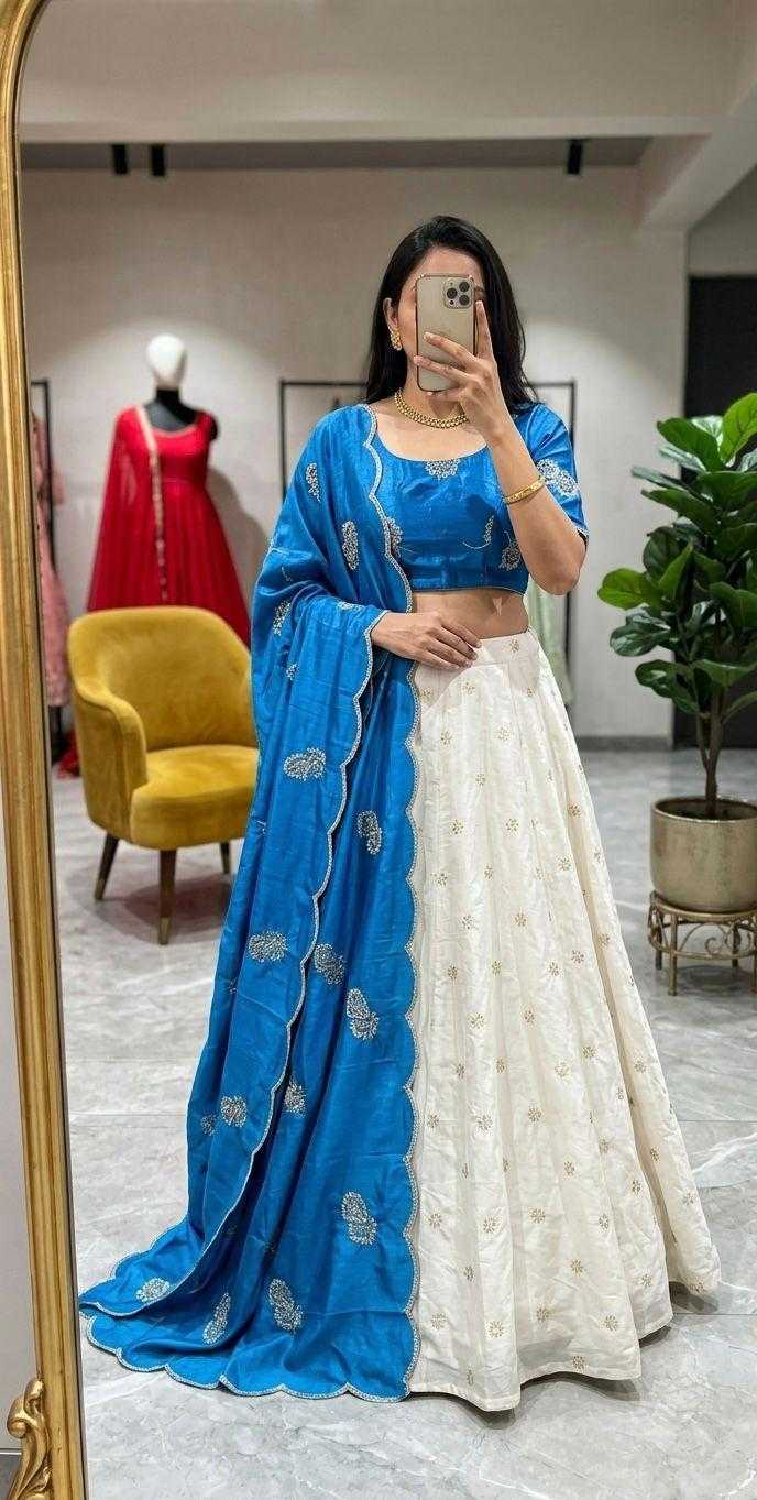 Kanchi Chinon Silk Traditional Lehenga