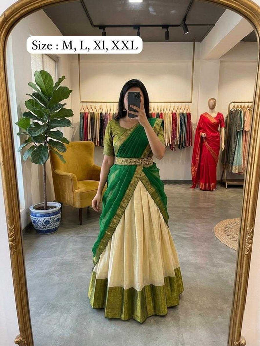Kavya Soft Cotton Silk Traditional Lehenga