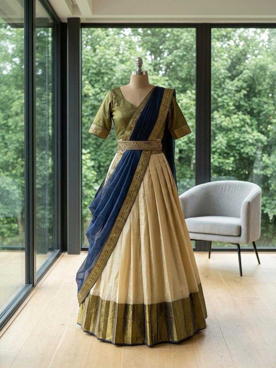 Kavya Soft Cotton Silk Traditional Lehenga