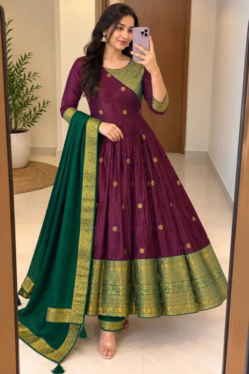 Loved Cotton Anarkali Suit
