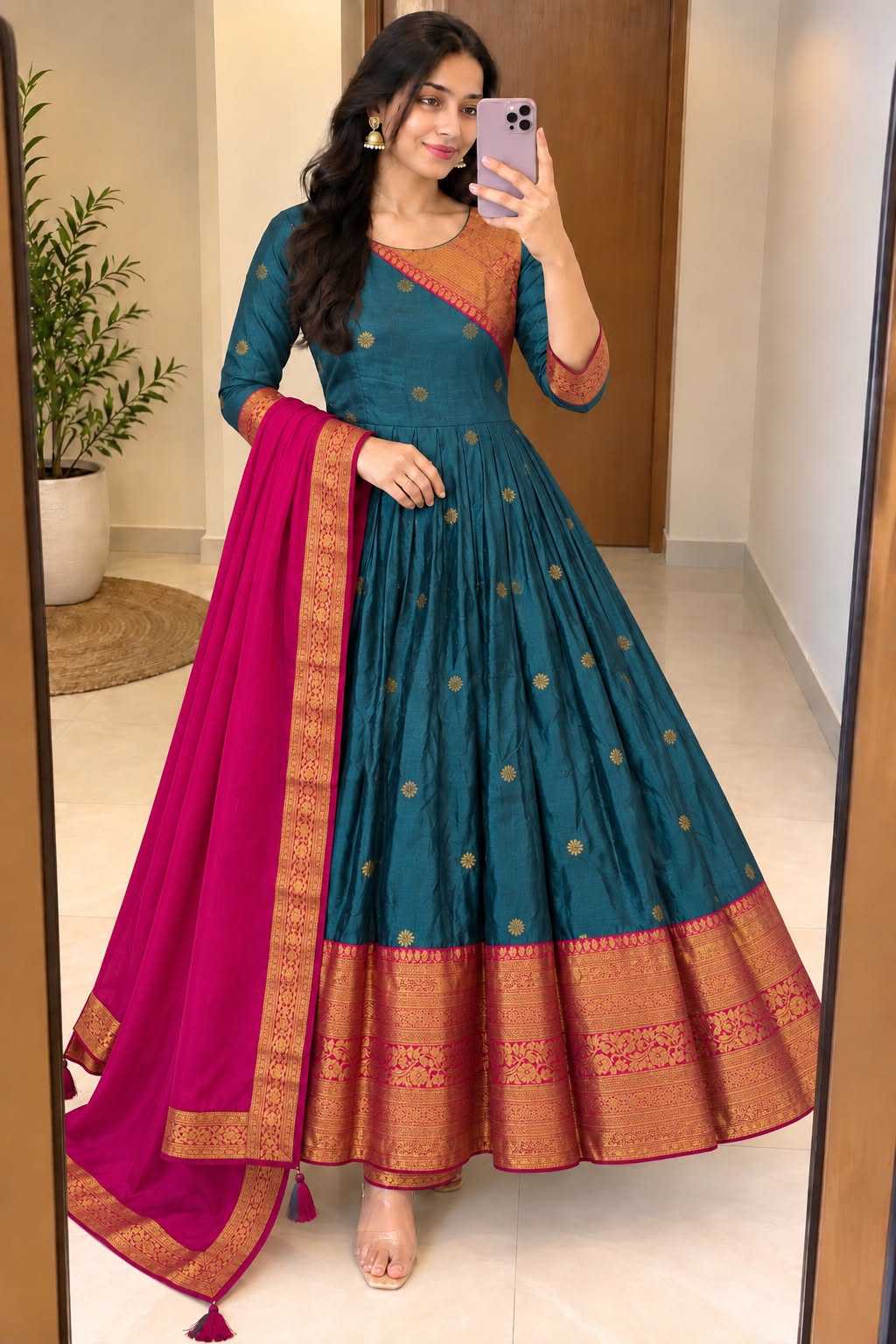 Loved Cotton Anarkali Suit