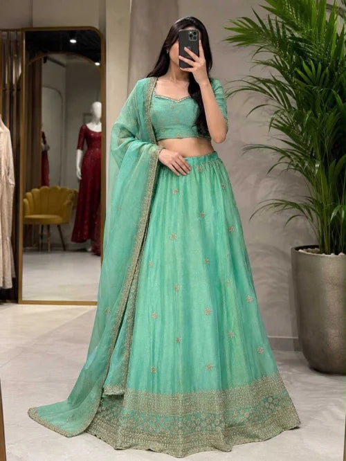 Mayuri Space Silk Designer Lehenga