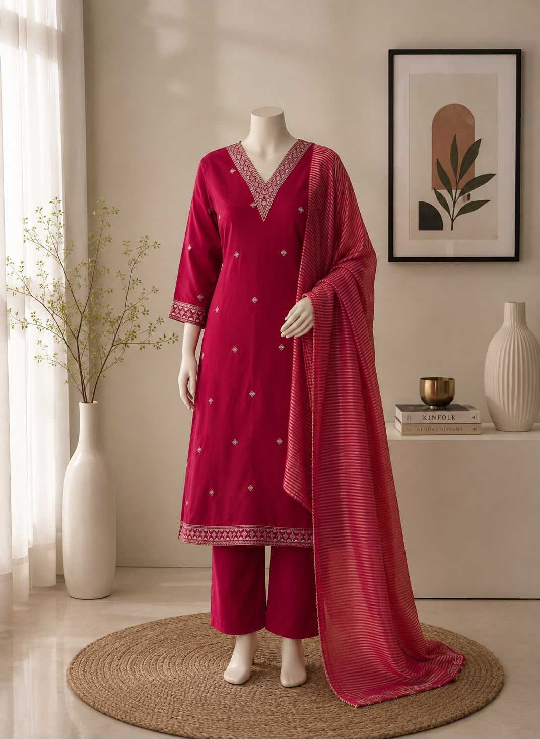 Nayantara Gajji Silk Designer Kurti
