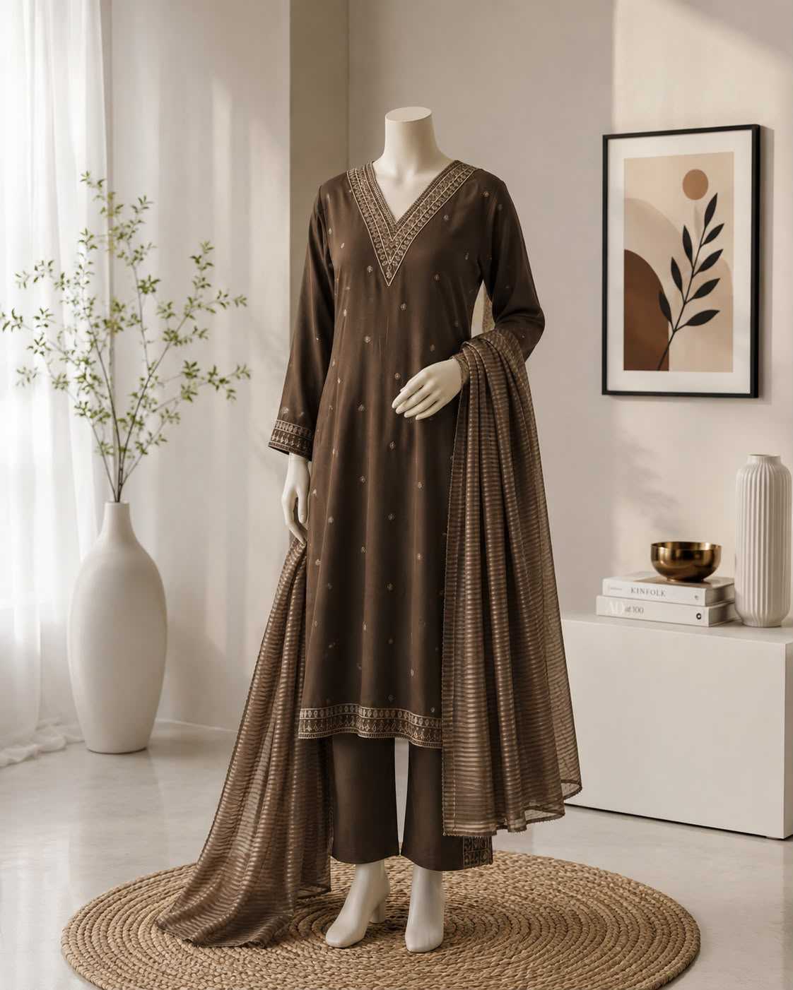Nayantara Gajji Silk Designer Kurti