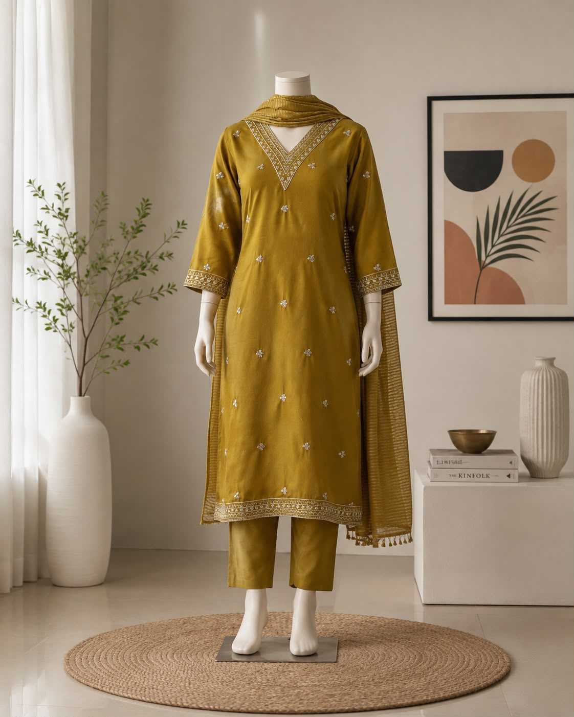 Nayantara Gajji Silk Designer Kurti