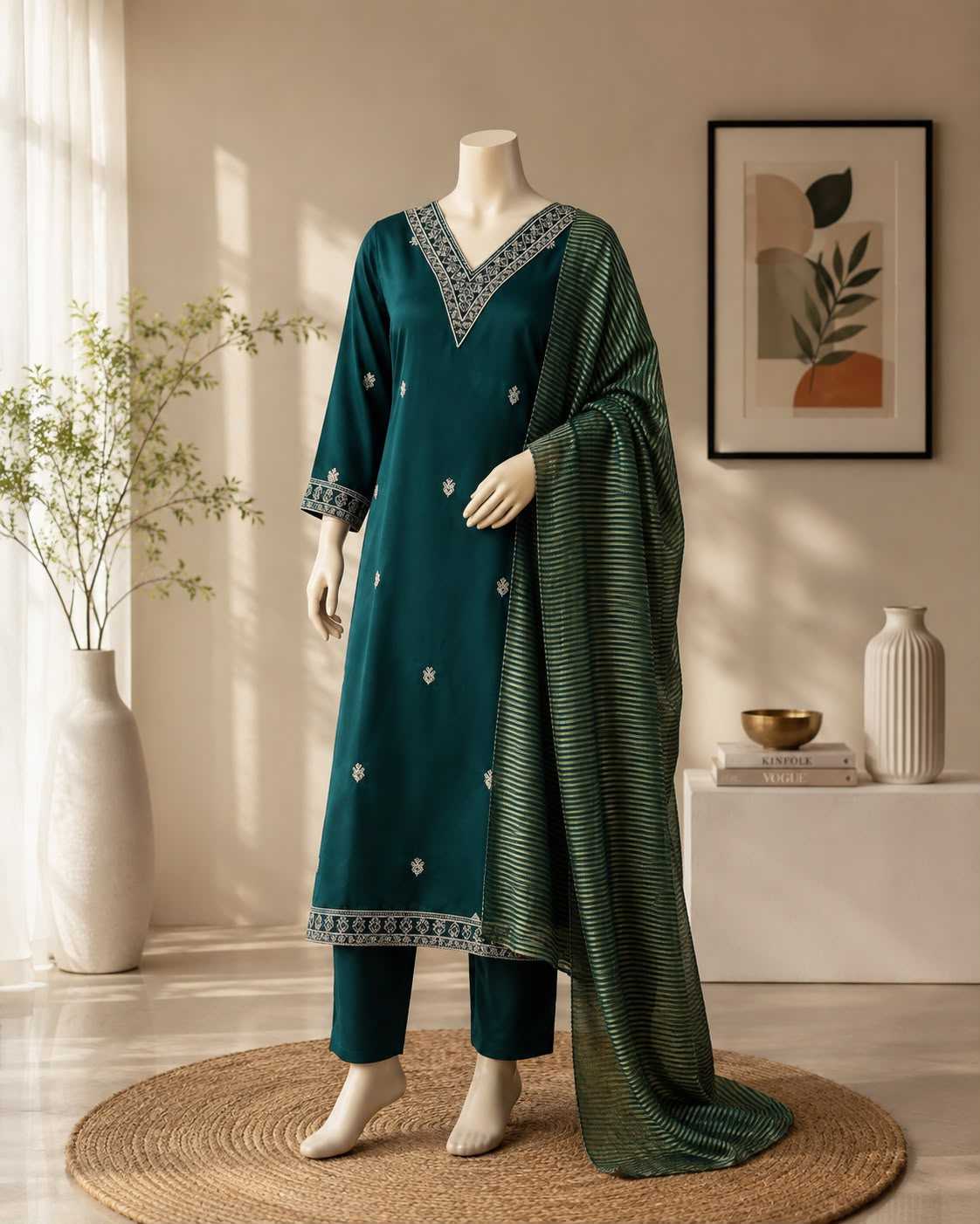 Nayantara Gajji Silk Designer Kurti