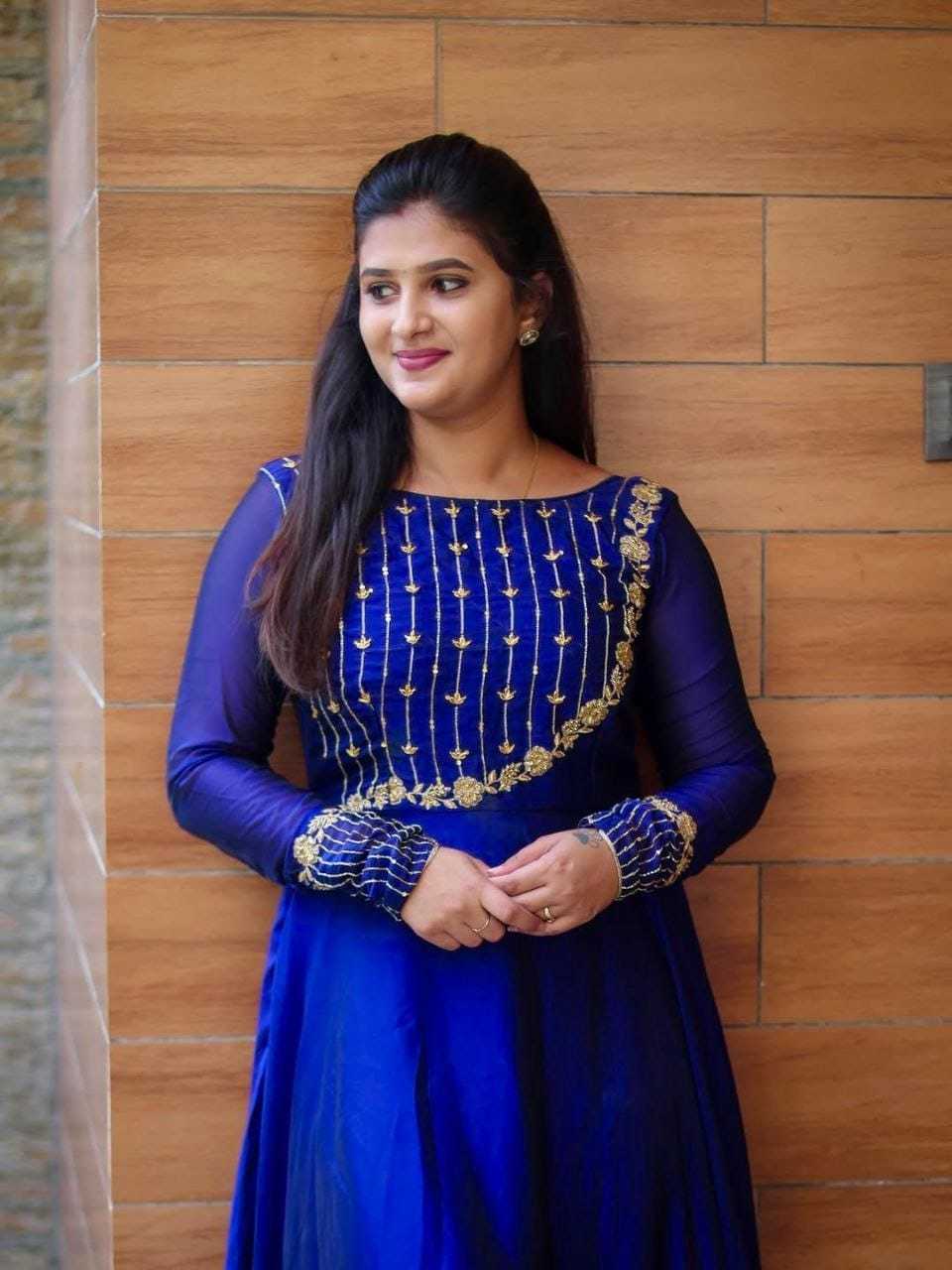 Georgette Embroidery Gown