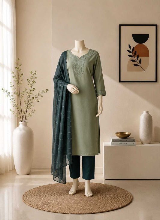 Nidhi Heavy Roman Silk Festive Kurti