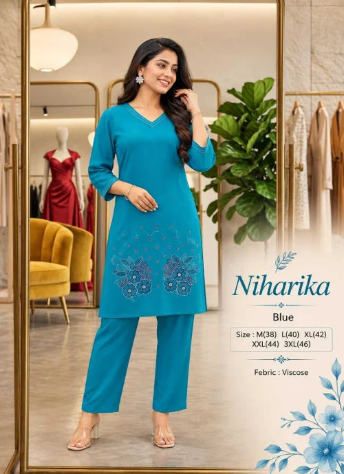 Niharika Viscose Co-ord Set