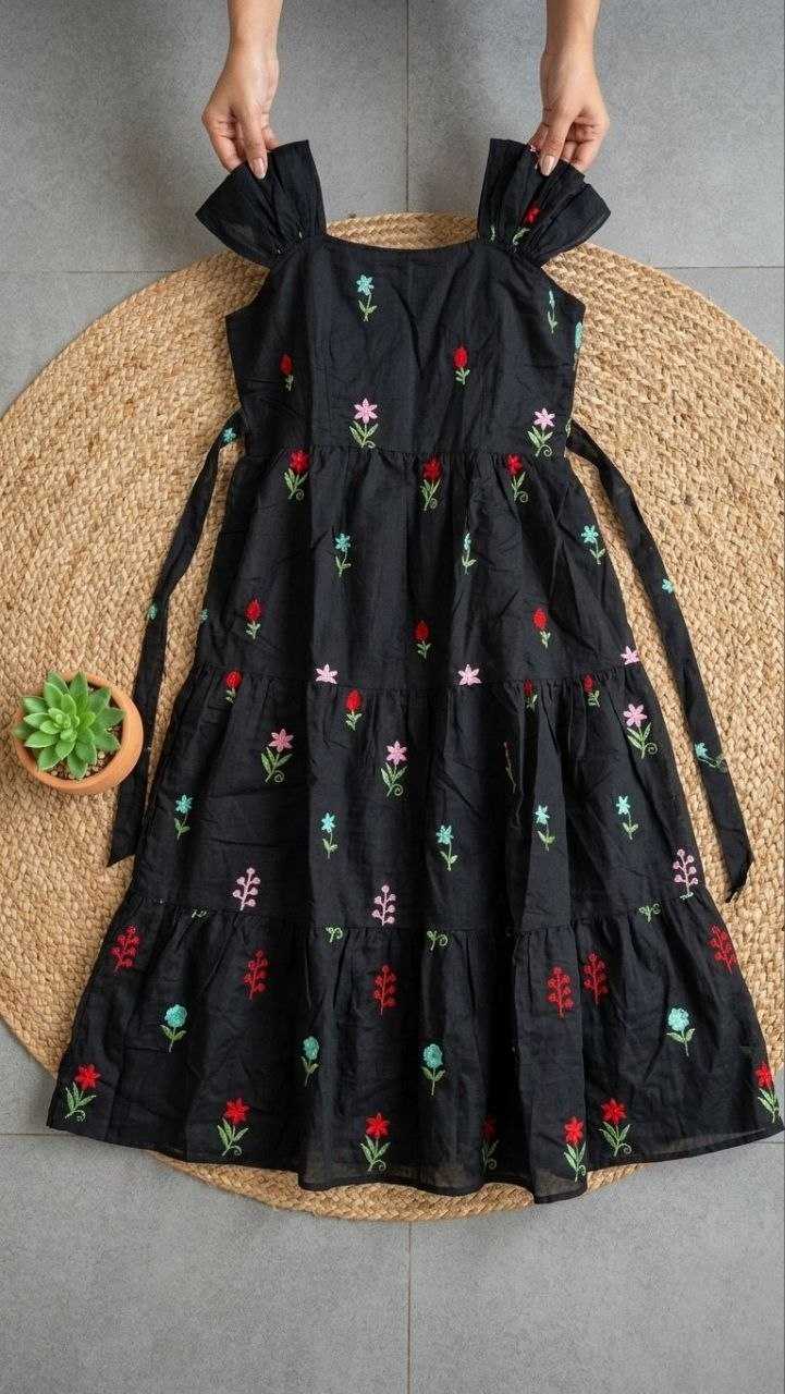 Nira Chanderi Cotton Maxi Dress
