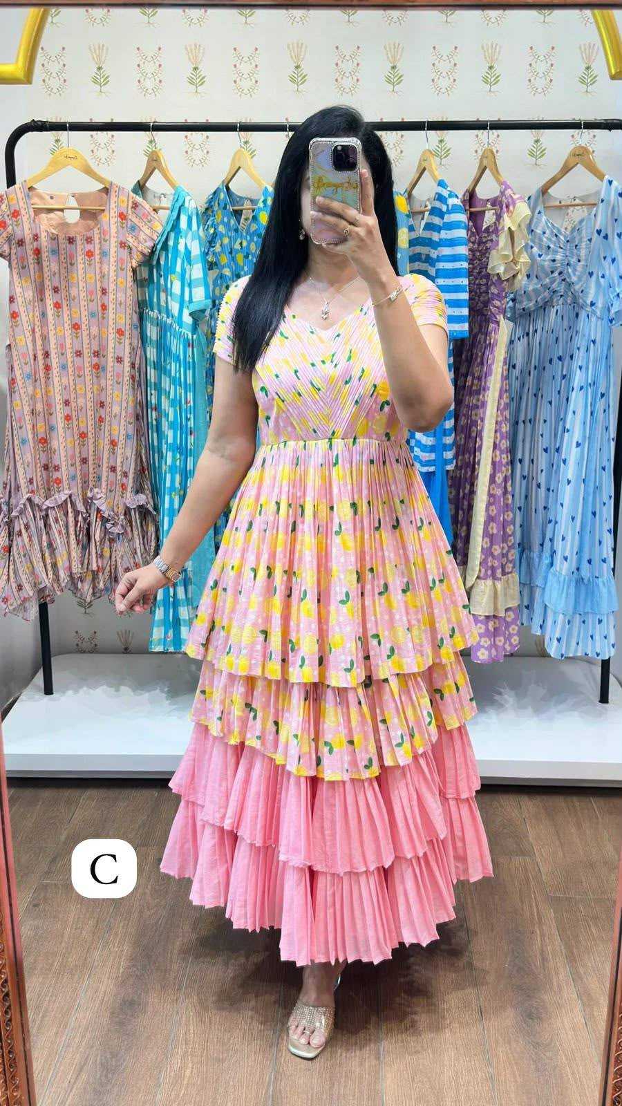 Nts Cotton Printed Gown