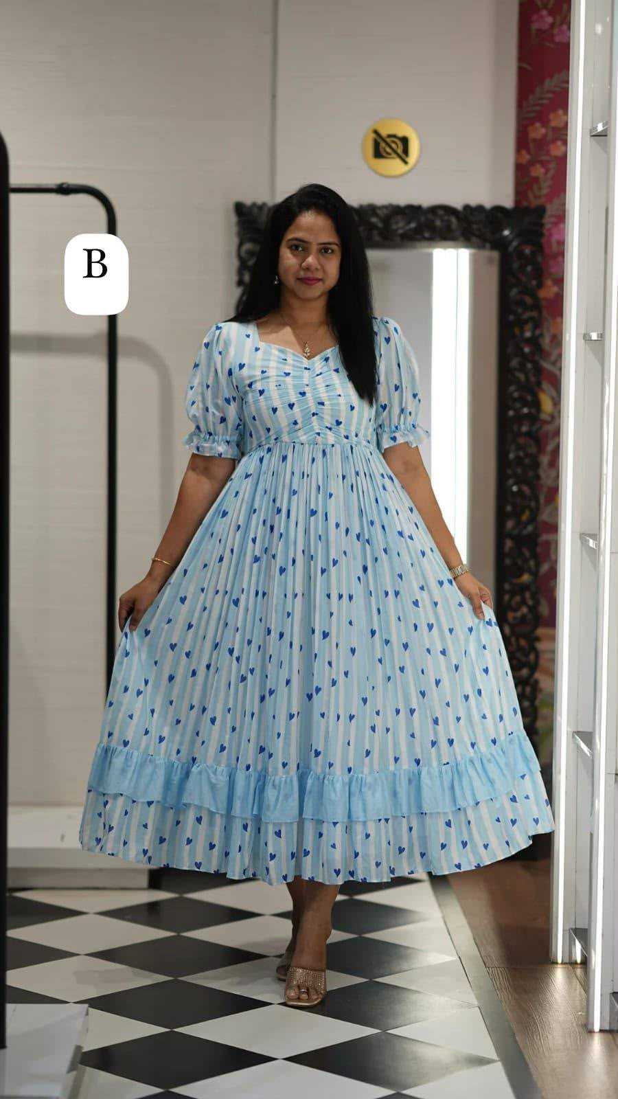 Nts Cotton Printed Gown