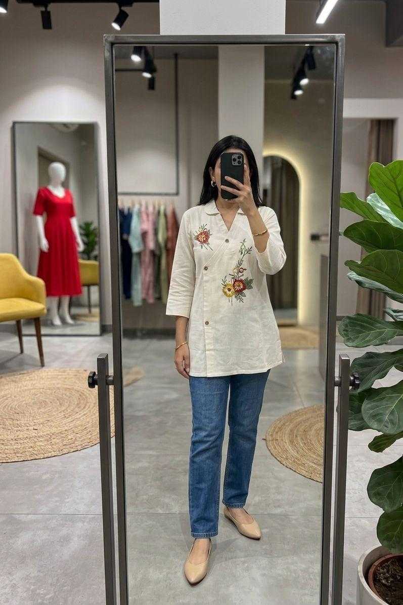 Orchid Cotton Designer Kurti