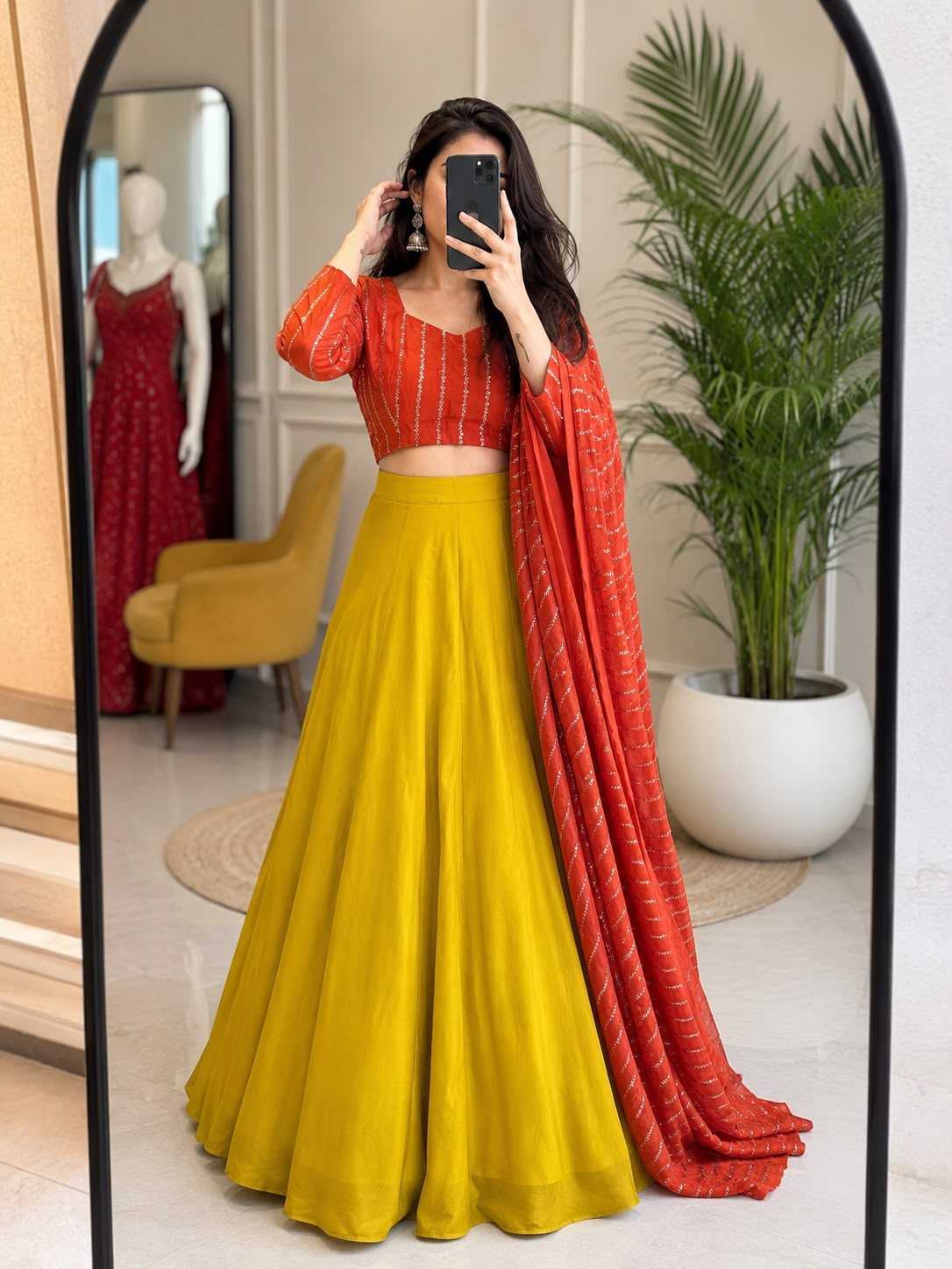 Pink Rangoli Silk Designer Lehenga