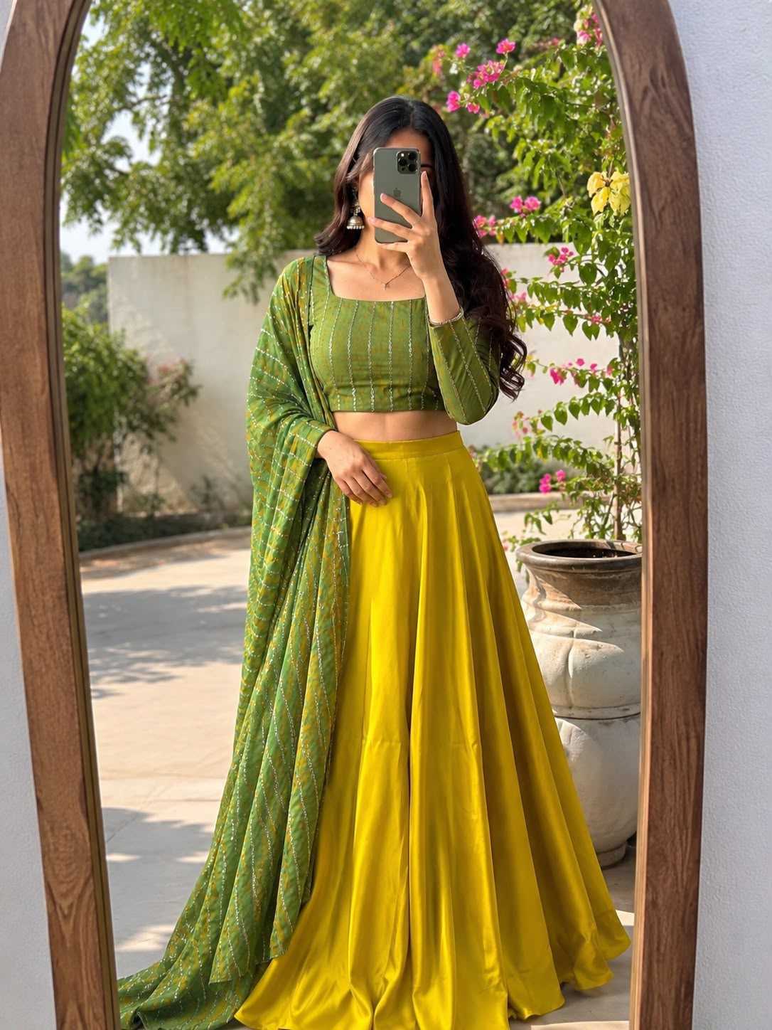 Pink Rangoli Silk Designer Lehenga