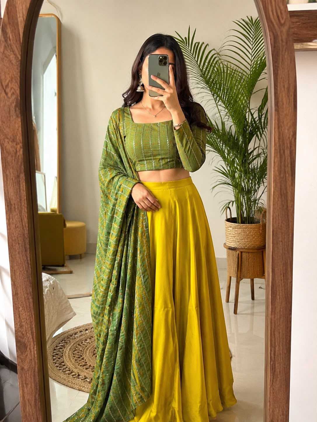 Pink Rangoli Silk Designer Lehenga