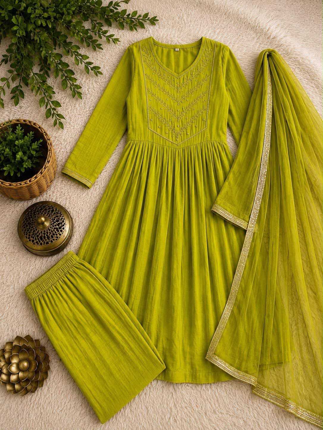 Chanderi Silk Festive Kurti
