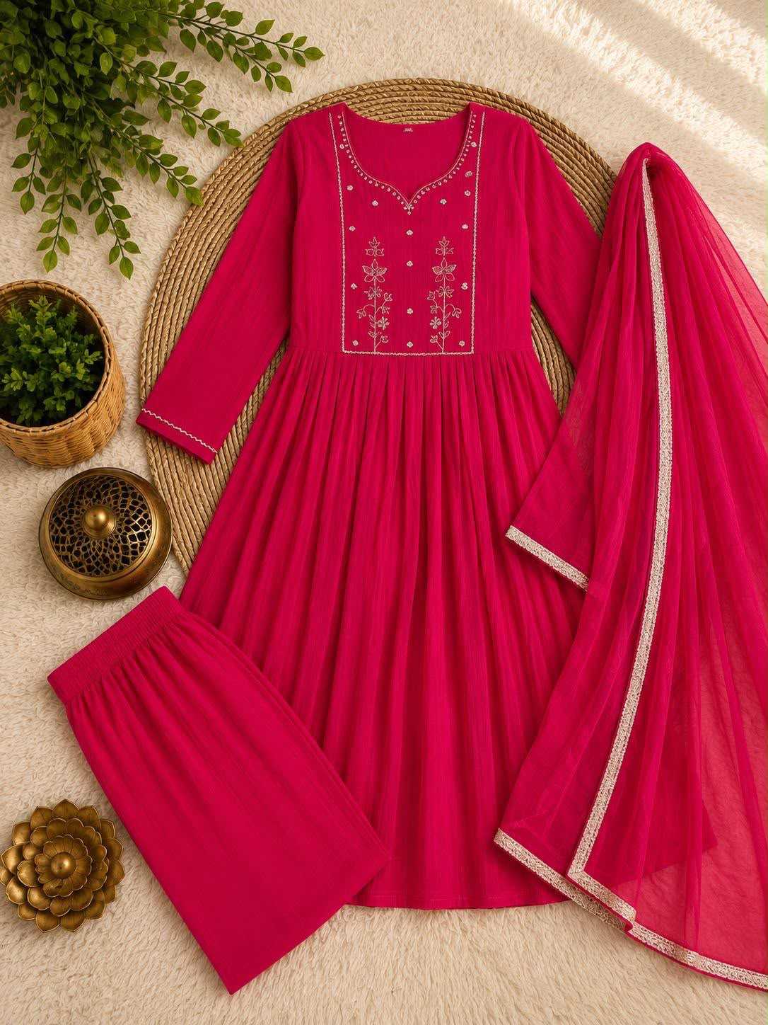 Chanderi Silk Festive Kurti