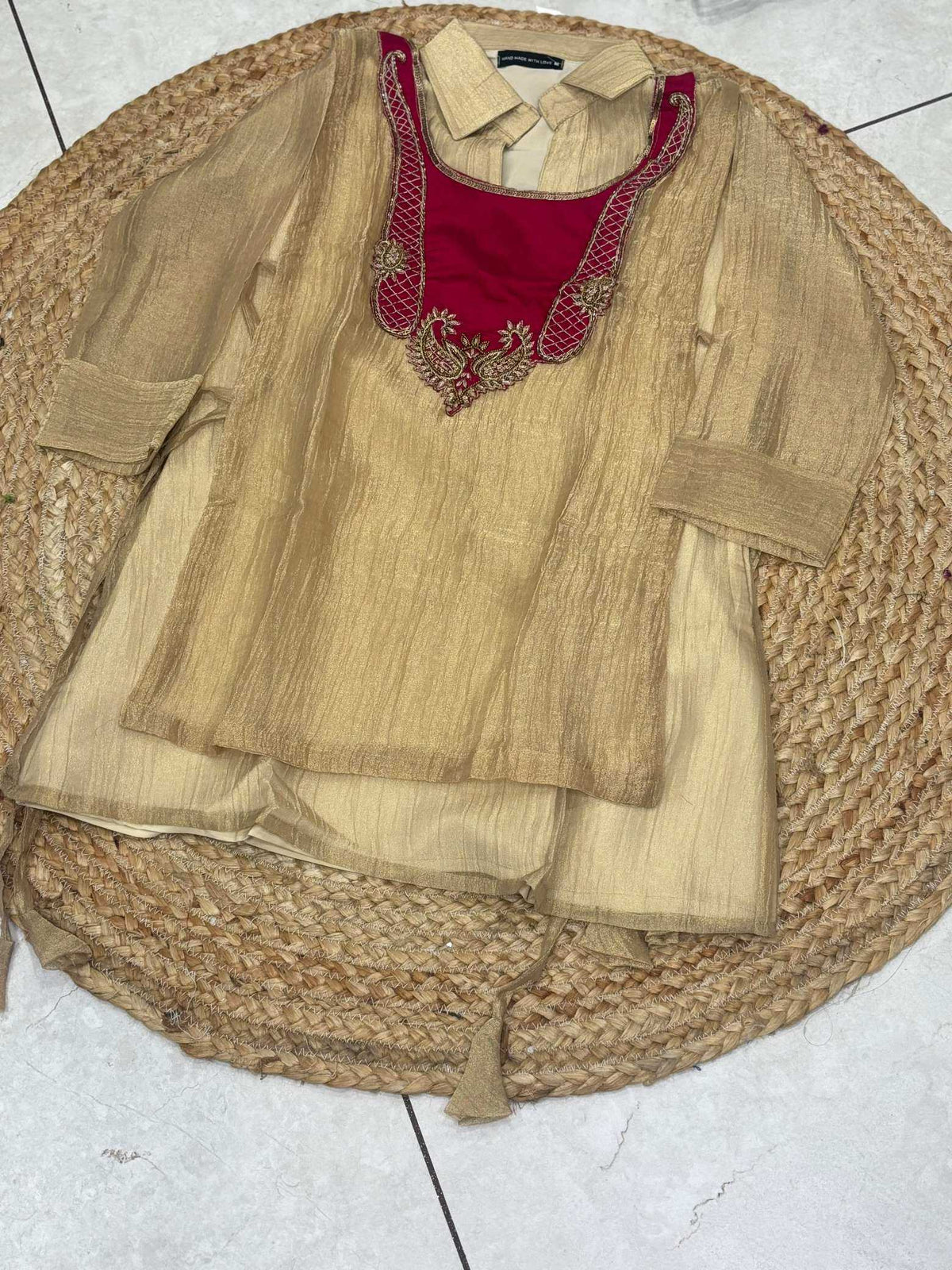 Shimmer Coord Tissue Co-ord Set