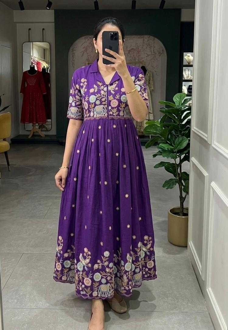 Vichitra Silk Fancy Gown