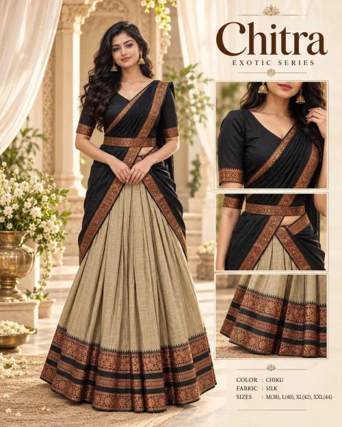 Sonali Soft Cotton Silk Fancy Lehenga