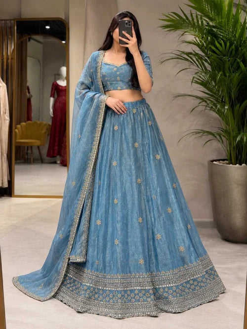 Sonam Space Silk Designer Lehenga