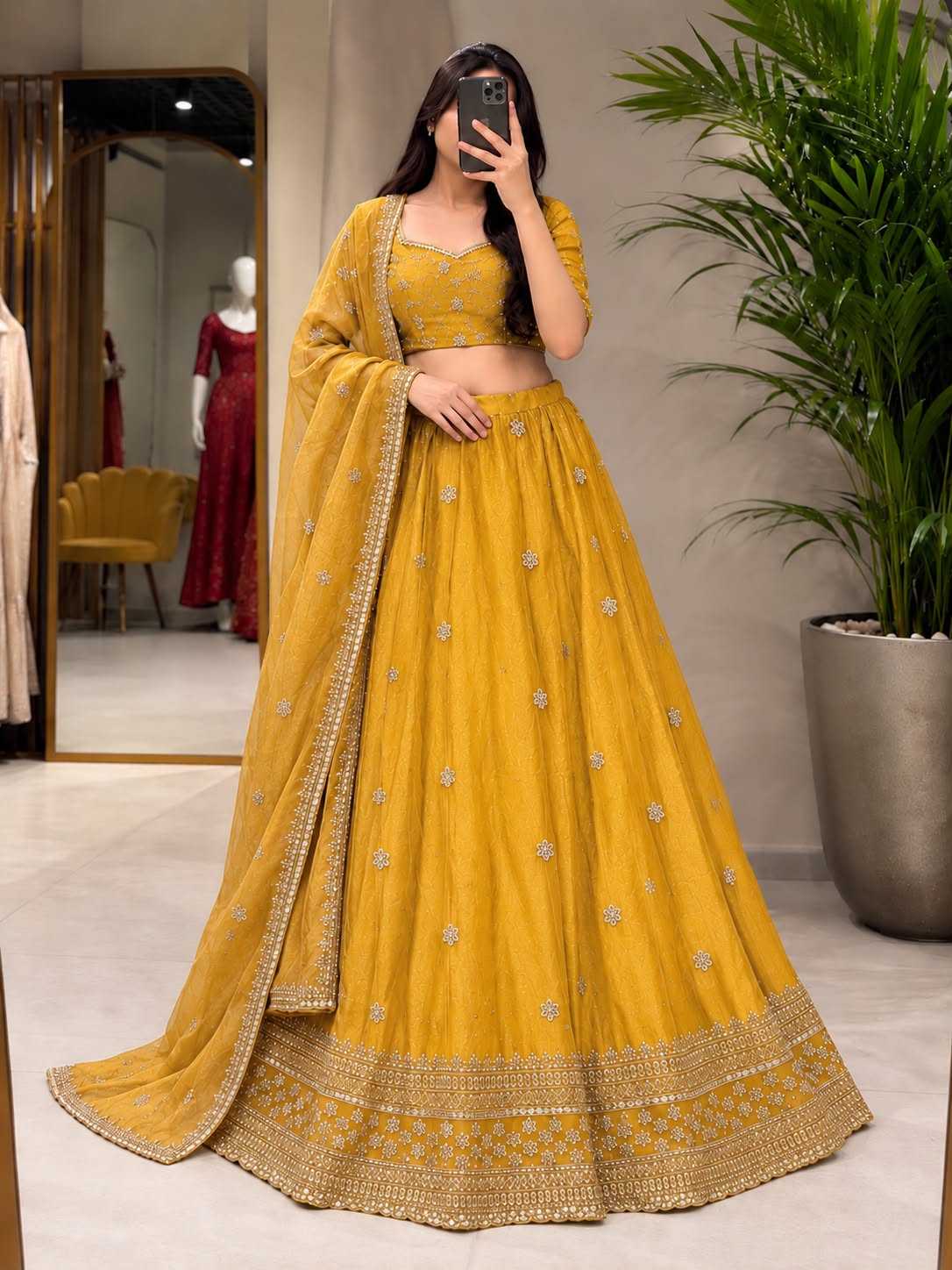 Sonam Space Silk Designer Lehenga