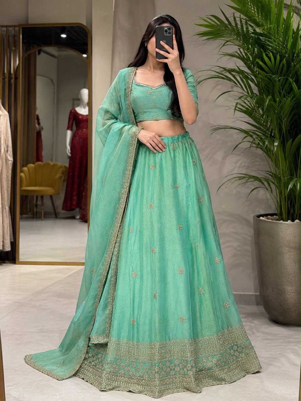 Sonam Space Silk Designer Lehenga