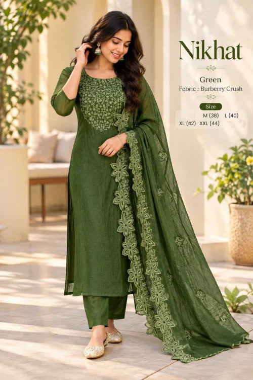Suit Crush Silk Designer Kurti