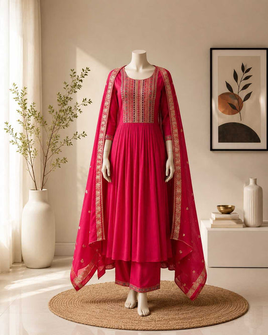 Suit Slubby Festive Kurti